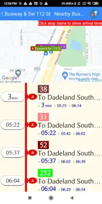 Miami MDT Bus Tracker android App screenshot 0